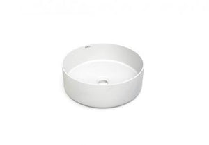 DINAN 38 MATTE WHITE PORCELAIN WASHBASIN (4151) SP0053