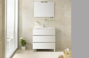 GALA G7900601 JADE Vanity unit 3 DRAW 100CM with basin WHITE  (TJM003)