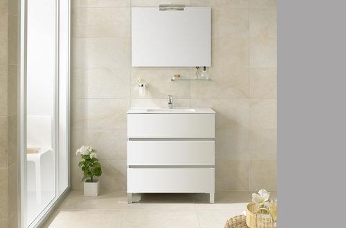 GALA G7900601 JADE Vanity unit 3 DRAW 100CM with basin WHITE  (TJM003)