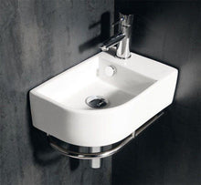 Load image into Gallery viewer, PATERNA Corner Ceramic Cloakroom Washbasin SP0024
