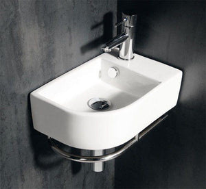 PATERNA Corner Ceramic Cloakroom Washbasin SP0024