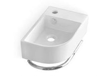 Load image into Gallery viewer, PATERNA Corner Ceramic Cloakroom Washbasin SP0024
