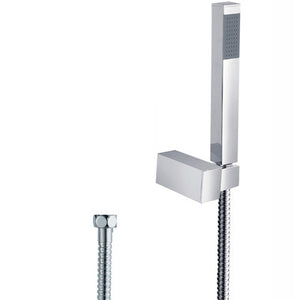 Microphone Shower Head, Hose & Bracket - Square Design